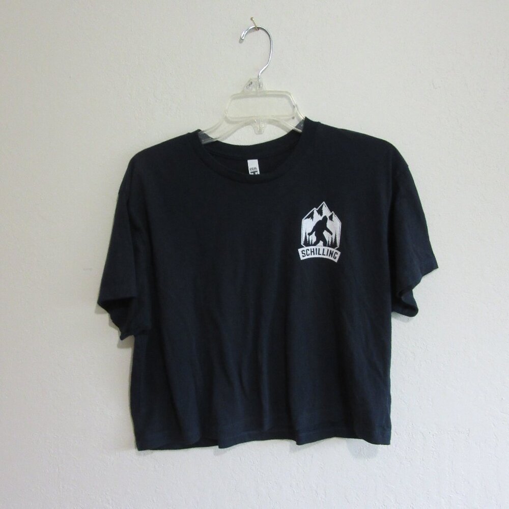 Schilling Cider "Keep It Wild" Blue Pullover Short Sleeve L T-Shirt